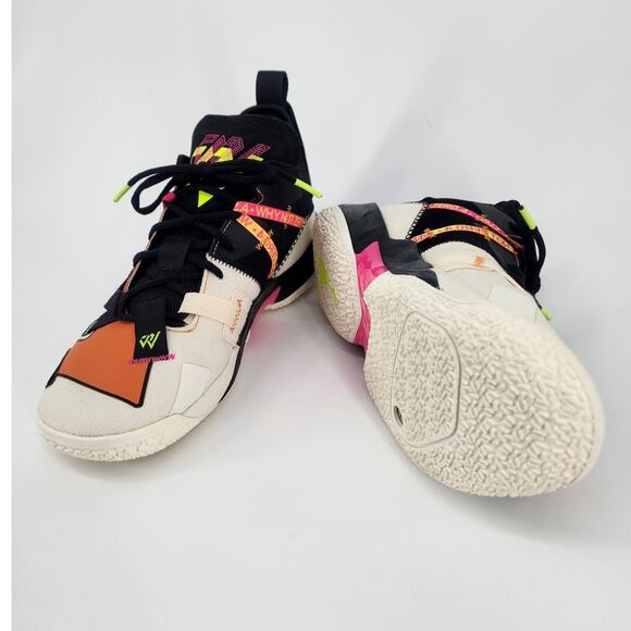 Jordan Why Not Zer0.4 Basketball Shoe Pale Ivory/Black/Orange Men’s 9.5 main image 5